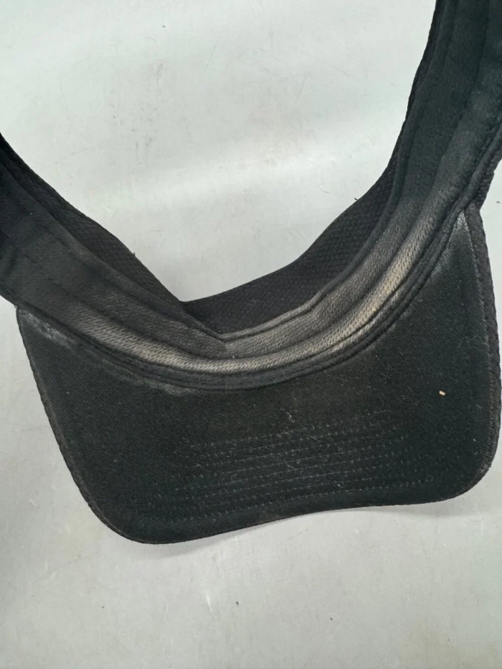 Adidas Black Climalite Sports Visor Cap Made In China Adjustable Polyester READ